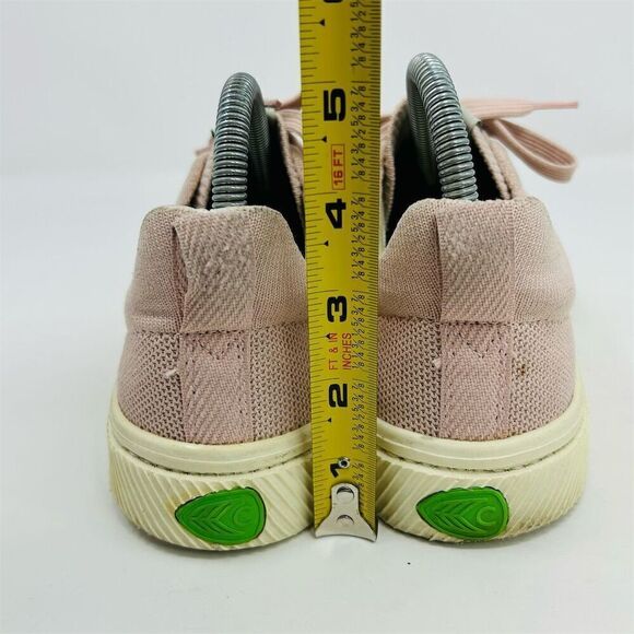 Cariuma Women's Pink Rose Low Top Canvas Sneakers Size 8 Casual Lace Up - Picture 9 of 13